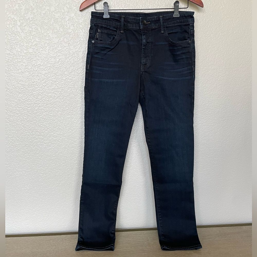 Helmut Lang Dark Skinny Ankle Cropped Jeans 30